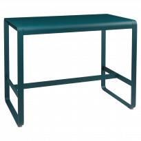 TABLE HAUTE BELLEVIE, 140 x 80, Bleu acapulco de FERMOB