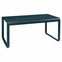 TABLE MI-HAUTE BELLEVIE, 140 x 80, Bleu acapulco de FERMOB