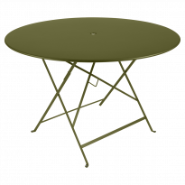 Table ronde pliante BISTRO de Fermob, D.117 x H.74 cm, Pesto