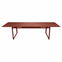 TABLE A RALLONGES BIARRITZ, Ocre rouge, de FERMOB