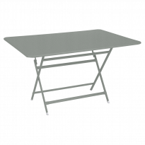 Table rectangulaire CARACTÈRE de Fermob, 128 x 90 cm, Gris lapilli