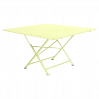 Table pliante CARGO de Fermob, 128 x 128 cm, Citron givré