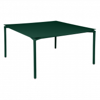Table CALVI de Fermob, 140 x 140 cm, Vert cèdre