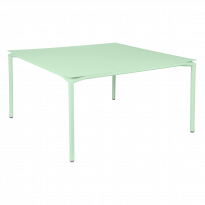 Table CALVI de Fermob, 140 x 140 cm, Vert opaline