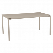 Table CALVI de Fermob, 160 x 80 cm, Muscade
