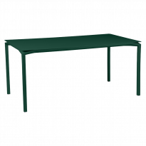 Table CALVI de Fermob, 160 x 80 cm, Vert cèdre