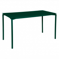 TABLE HAUTE CALVI Vert cèdre de FERMOB