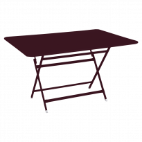 Table rectangulaire CARACTÈRE de Fermob, 128 x 90 cm, Cerise noire