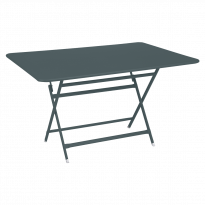 Table rectangulaire CARACTÈRE de Fermob, 128 x 90 cm, Gris orage