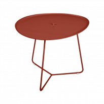 Table basse COCOTTE de Fermob, ocre rouge