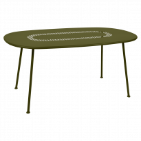 Table ovale LORETTE 160 x 90 cm de Fermob, Pesto