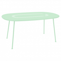 TABLE OVALE LORETTE 160 x 90 cm, Vert opaline de FERMOB