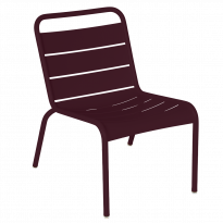 Chaise lounge LUXEMBOURG de Fermob, Cerise noire