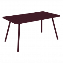TABLE LUXEMBOURG 143x80 cm, Cerise noire de FERMOB