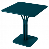 TABLE CARRÉE LUXEMBOURG 80x80 cm, Bleu acapulco de FERMOB