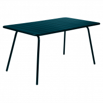 TABLE LUXEMBOURG 143x80 cm, Bleu acapulco de FERMOB