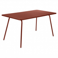 TABLE LUXEMBOURG 143x80 cm, Ocre rouge de FERMOB