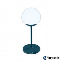 Lampe MOOON! de Fermob, H.63 cm, Bleu acapulco