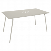 Table haute MONCEAU de Fermob, 146x80x74, Gris argile