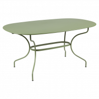 TABLE OVALE OPÉRA + 160x90 CM, Cactus de FERMOB