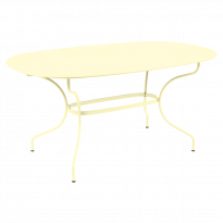 TABLE OVALE OPÉRA + 160x90 CM, Citron givré de FERMOB