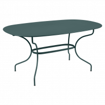 TABLE OVALE OPÉRA + 160x90 CM, Gris orage de FERMOB