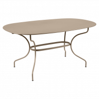 TABLE OVALE OPÉRA + 160x90 CM, Rouille de FERMOB