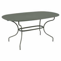 TABLE OVALE OPÉRA + 160x90 CM, Romarin de FERMOB