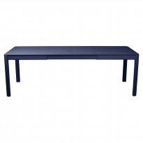 Table à allonges RIBAMBELLE de Fermob, 2 allonges, Bleu abysse