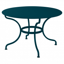 TABLE ROMANE Ø137 CM, Bleu acapulco de FERMOB