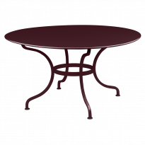 Table ronde D.137 ROMANE de Fermob, Cerise noire