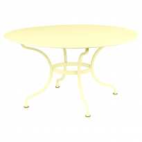 Table ronde D.137 ROMANE de Fermob, Citron givré