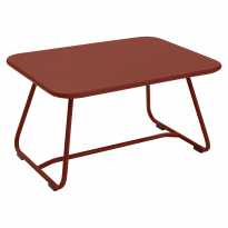TABLE BASSE SIXTIES, Ocre rouge de FERMOB