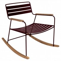 Rocking chair SURPRISING de Fermob, Cerise noire
