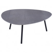TABLE BASSE TERRAMARE, 75 x 70 cm, Noir - Anthracite de EMU