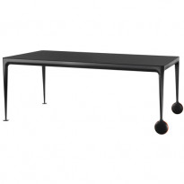 TABLE BIG WILL, 250 x 115 cm, Noir de MAGIS