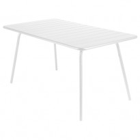 TABLE LUXEMBOURG 143x80 cm, Blanc coton de FERMOB