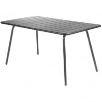 TABLE LUXEMBOURG 143x80 cm, Carbone de FERMOB