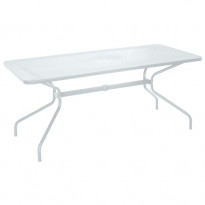 TABLE RECTANGULAIRE CAMBI, 180 x 80 cm, Blanc mat de EMU