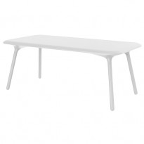 TABLE SLOO, 180 x 90 cm, Blanc de VONDOM