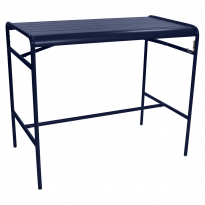 TABLE HAUTE LUXEMBOURG 73x126 cm, Bleu abysse de FERMOB