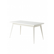 Table 55 de Tolix, 140 x 80, Blanc pur