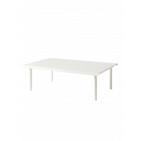 Table basse PATIO de Tolix, 70 x 110 cm, Blanc pur