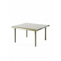 Table basse PATIO de Tolix, 75 x 75 cm, Vert jonc