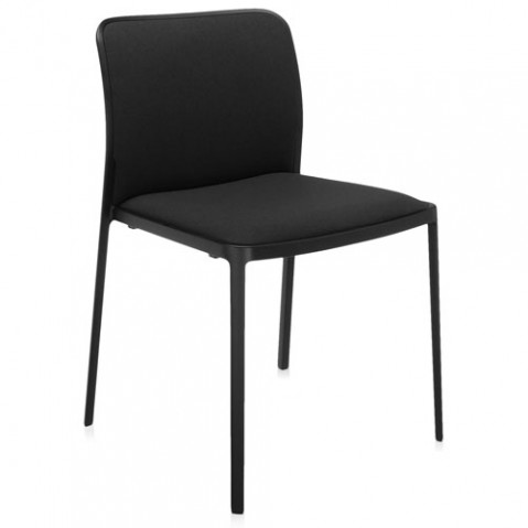 chaise audrey soft kartell noir noir