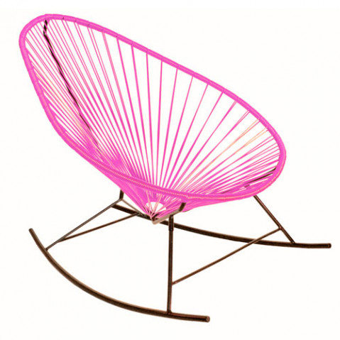 fauteuil bascule celestun boqa rose