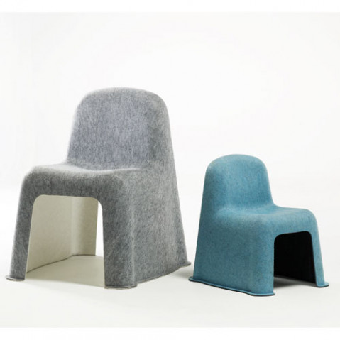 fauteuil nobody hay anthracite gris clair blanc