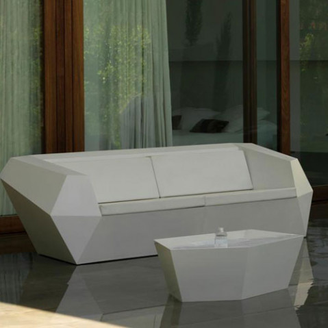 Faz Sofa Outdoor Design Vondom Blanc