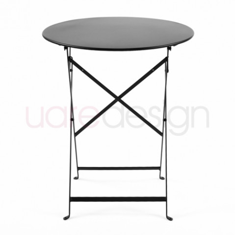 Bistro Table Ronde 60 Design Fermob Noir