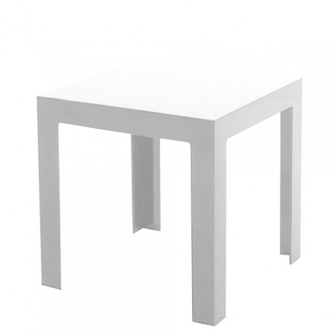 Jolly Table Basse Design Kartell Opaque Blanc